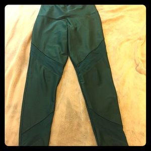 Green yoga pants
